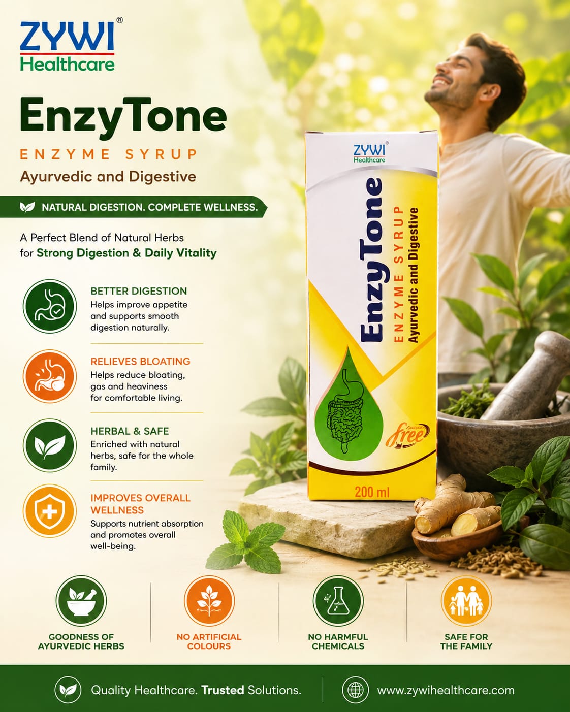 Enzytone pharmaceutical product by Zywi Healthcare