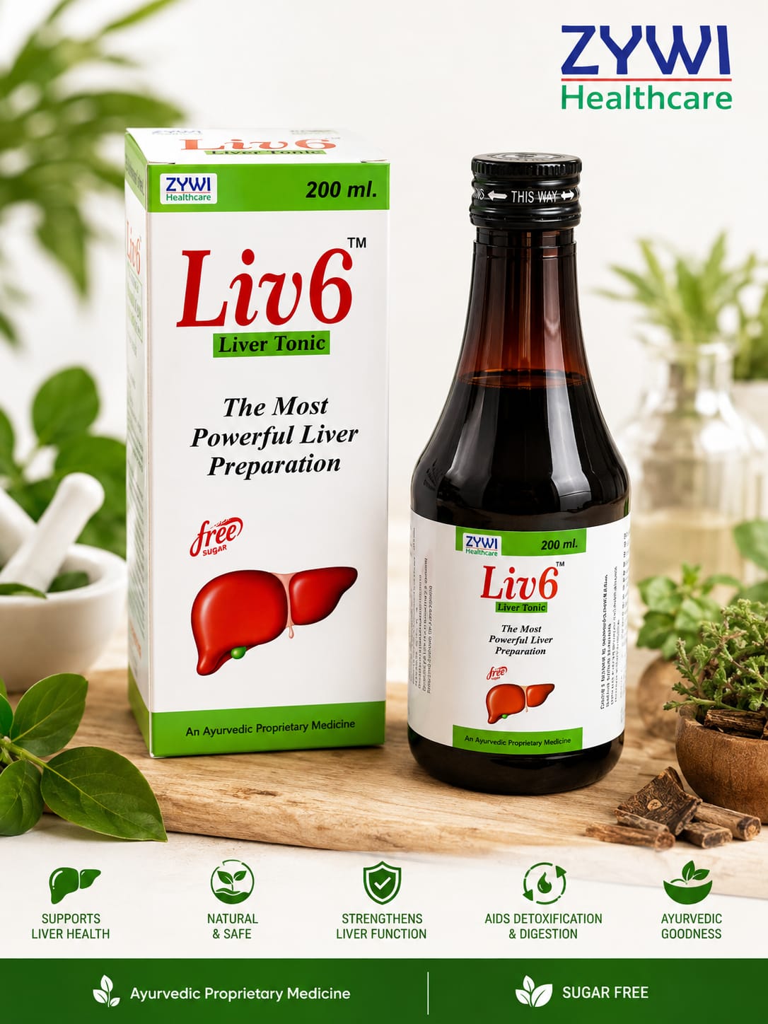 Liv-6 liver care product by Zywi Healthcare