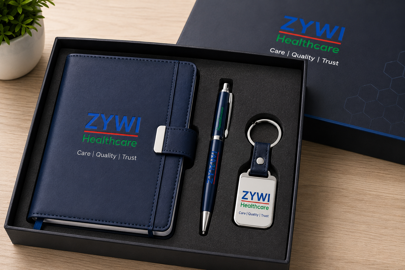 Zywi Healthcare branded diary set for PCD Pharma Franchise marketing