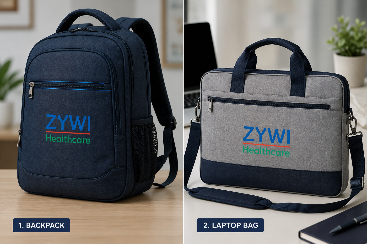 Zywi Healthcare professional branded bags for PCD Pharma Franchisees